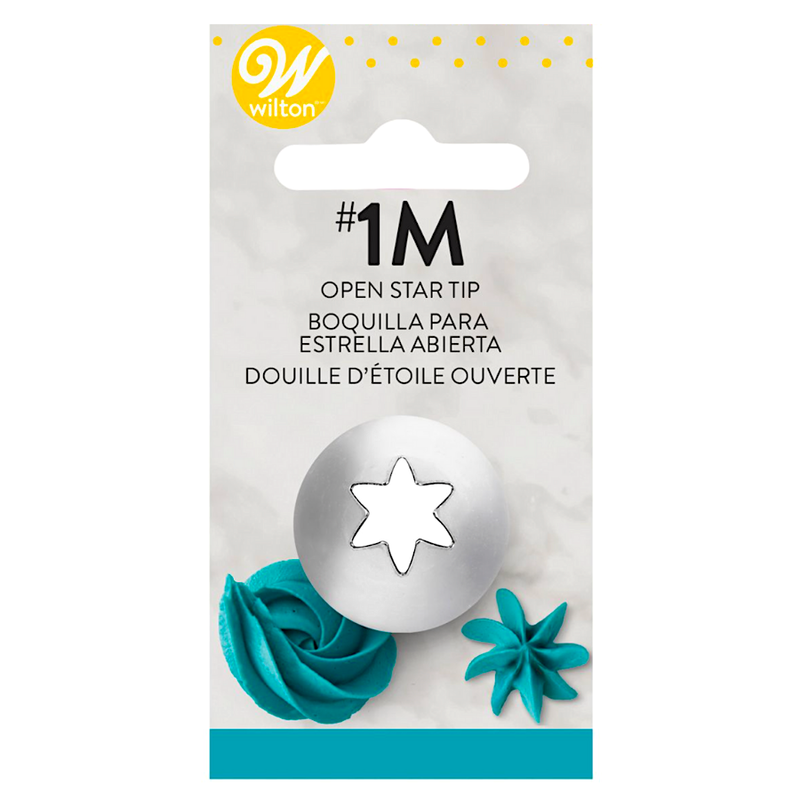 Boquilha 1M Wilton - Estrela Aberta
