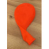5 Balões latex globest 12” - 30cm Laranja  Fluorescente