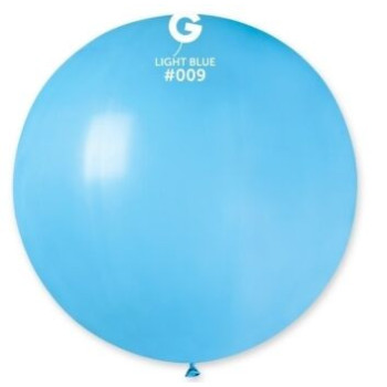 Balão Azul Claro 80 cm 31