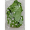 5 balões latex Gemar 12” verdes bolas brancas
