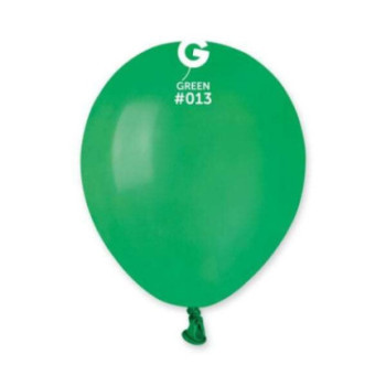 10 Balões latex Gemar 5" - 13cm Green