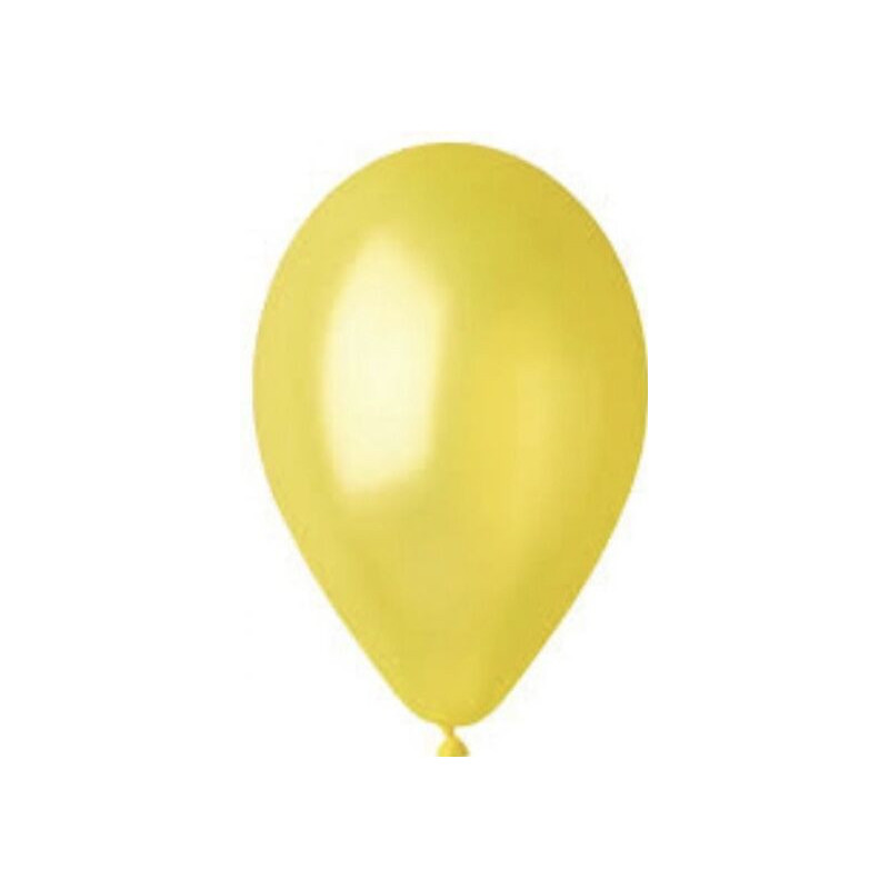 5 Baloes Latex Gemar 12" - 30cm - Yellow