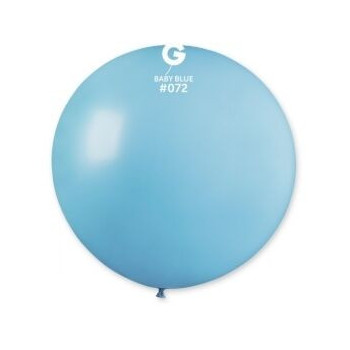 Balão latex Gemar 31"-80cm- Baby Blue