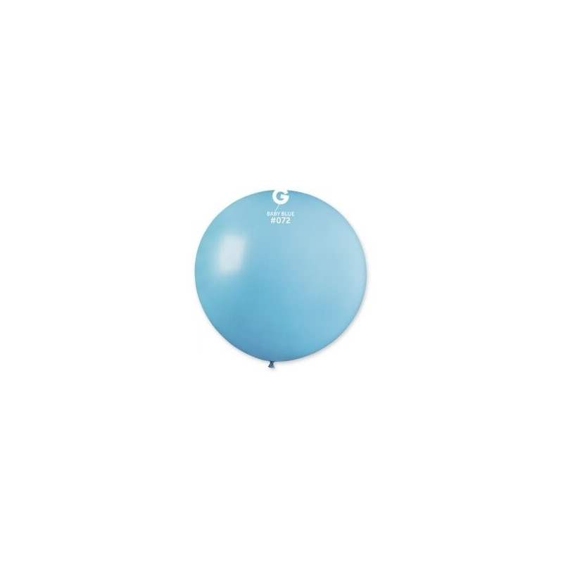 Balão latex Gemar 31"-80cm- Baby Blue