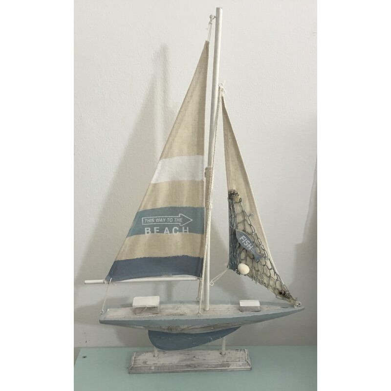 Veleiro decorativo , madeira