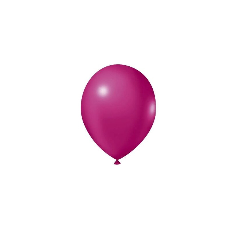 10 Balões balloonia   5" diam 14 cm rosa fuchsia