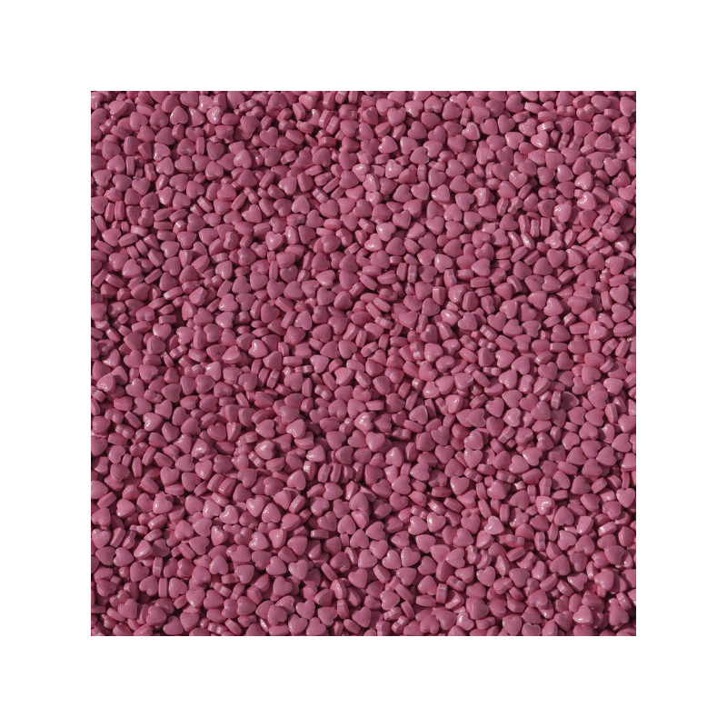 Mini corações 3D Rosa Claro  75gr
