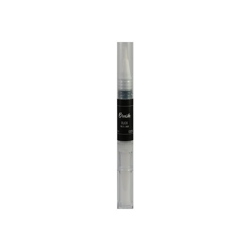 Brush Metallic Preto