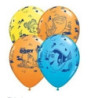 5 Balões latex Qualatex Dory e Nemo 12 polegadas