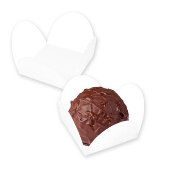 Base branca para brigadeiros 3,3x2,3x3,3cm