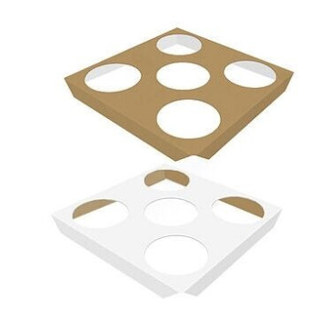 Base para 5 brigadeiros 10x10 cm