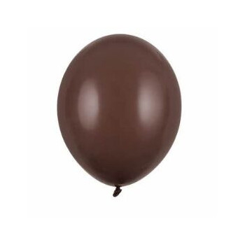 5 balões latex Balloonia 11" - 28cm Castanho