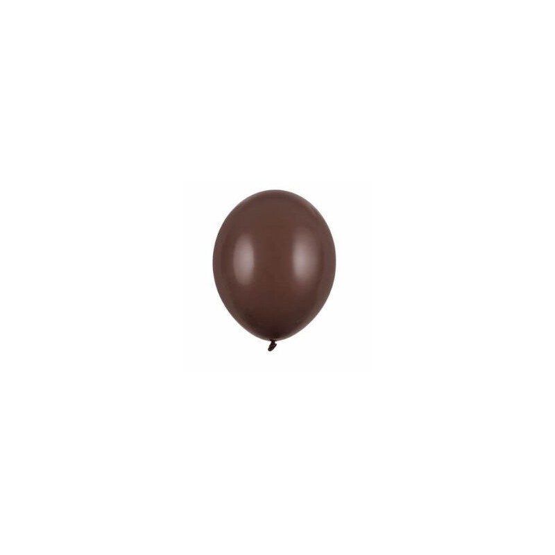 5 balões latex Balloonia 11" - 28cm Castanho