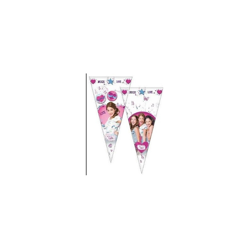 10 Sacos Cone Violeta