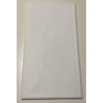 Toalha de mesa plástica 137x274cm branca