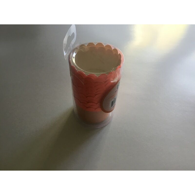 12 formas de papel coral e rosa