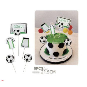 Topo de bolo futebol
