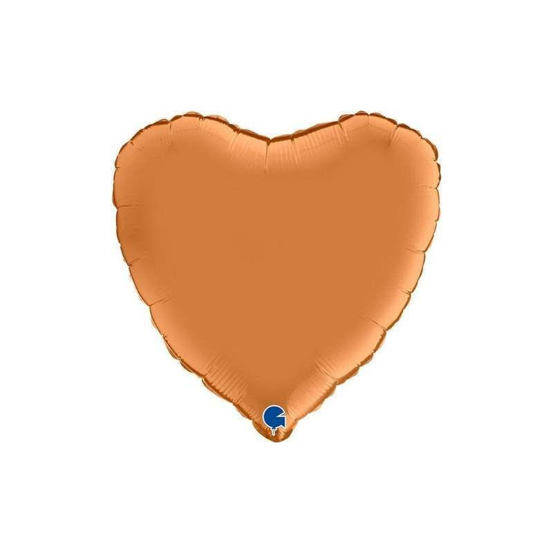Balão Foil Coração 18" Caramelo