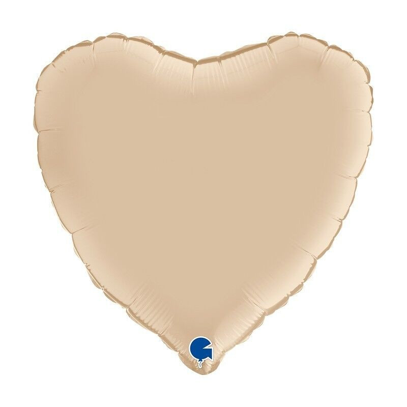 Balão Foil Coração 18" cream