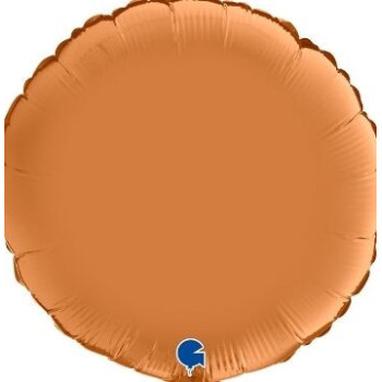 Balão Foil Circulo 18" Caramelo