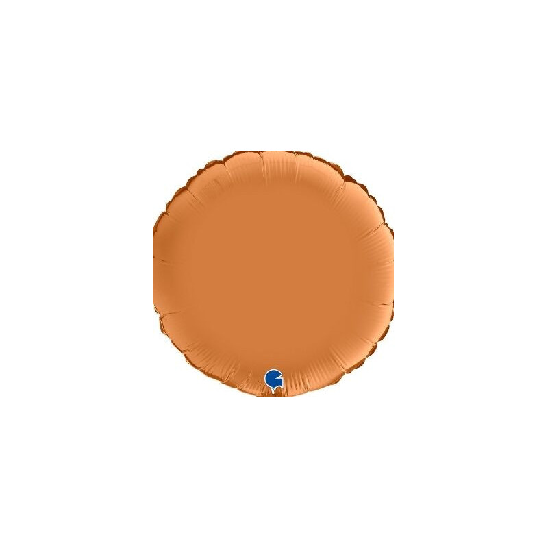 Balão Foil Circulo 18" Caramelo