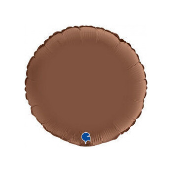 Balão Foil Circulo 18" Chocolate