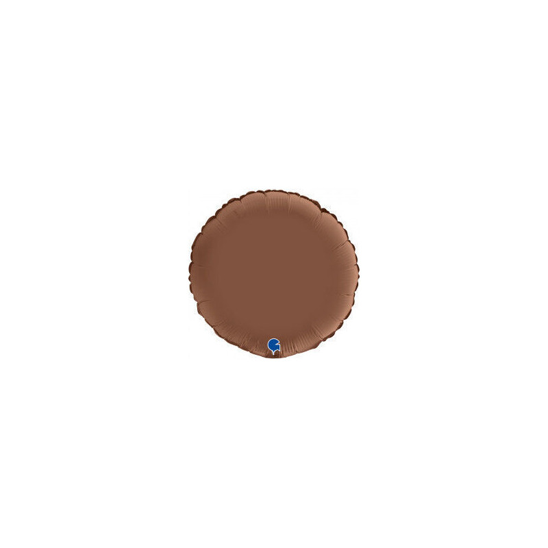 Balão Foil Circulo 18" Chocolate