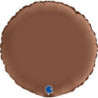 Balão Foil Circulo 18" Chocolate
