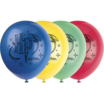 8 Balões latex 12" Harry Potter