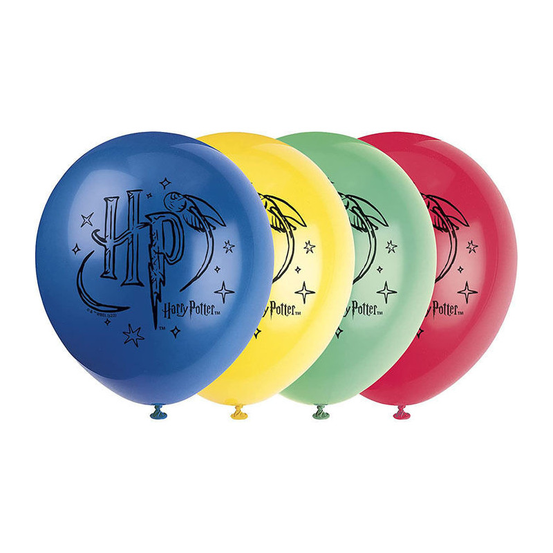 8 Balões latex 12" Harry Potter
