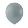 5 balões latex balloonia 5" 13cm cinza
