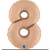 Balão Foil Nº8 Nude