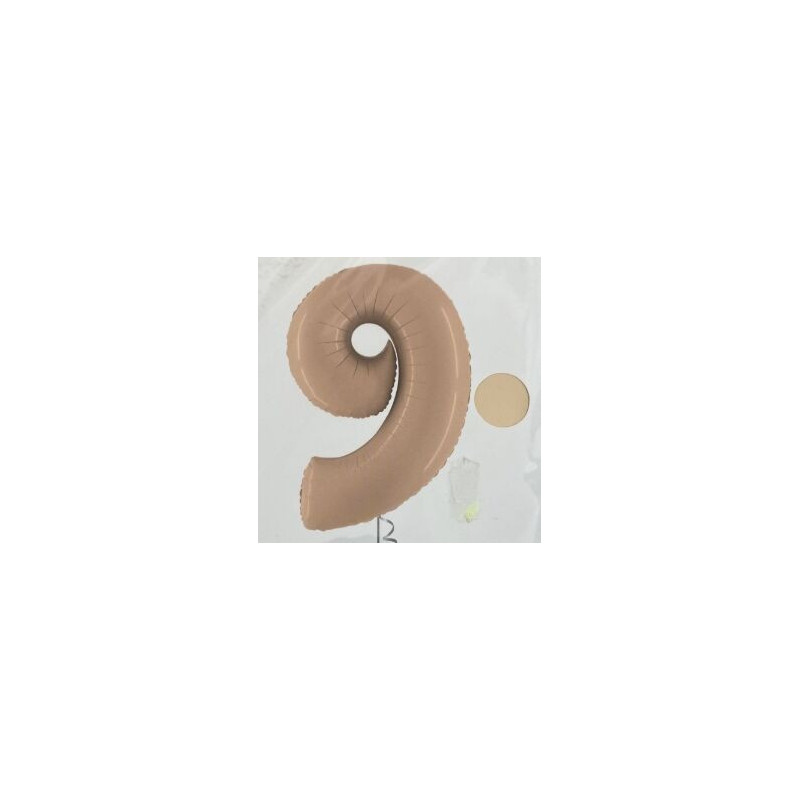 Balão Foil Nº9 Nude