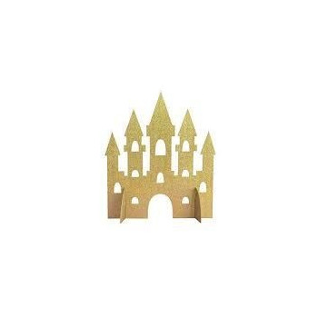 Centro de mesa castelo dourado 35,5cm