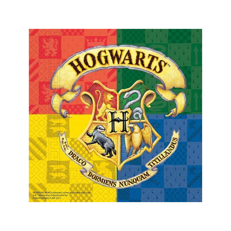 20 Guardanapos 33x33cm - Harry Potter