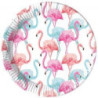 8 Pratos 23cm - Tropical Flamingo