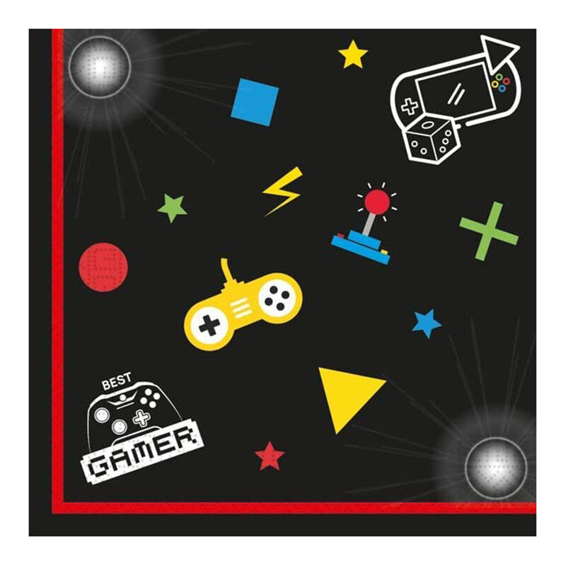20 Guardanapos 33x33cm - Gaming