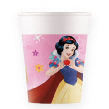 8 Copos 200ml - Princesas