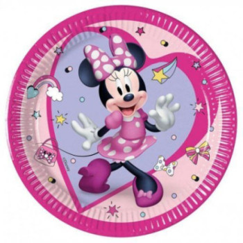8 pratos 20cm - Minnie Junior