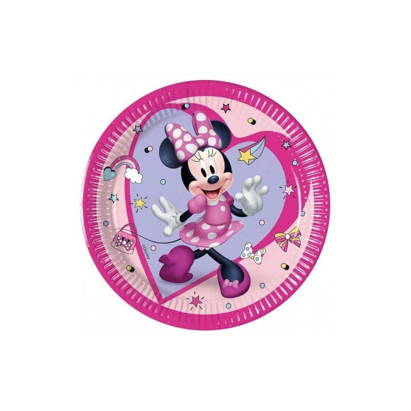 8 pratos 20cm - Minnie Junior