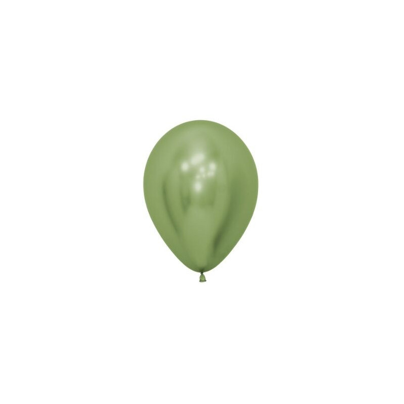 5 Balões latex sempertex  12" - Reflex verde lima