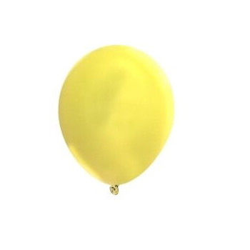 10 balões latex balloonia 5" - 14 cm amarelo matte
