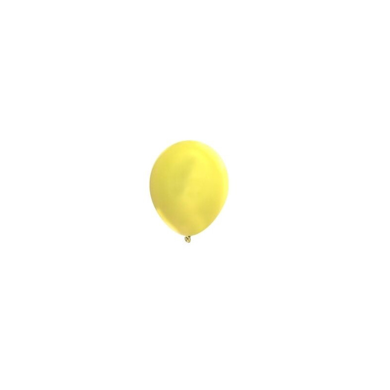 10 balões latex balloonia 5" - 14 cm amarelo matte