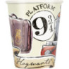 8 Copos de papel Harry Potter, 270ml