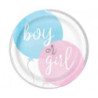 8 Pratos 23cm Gender Reveal