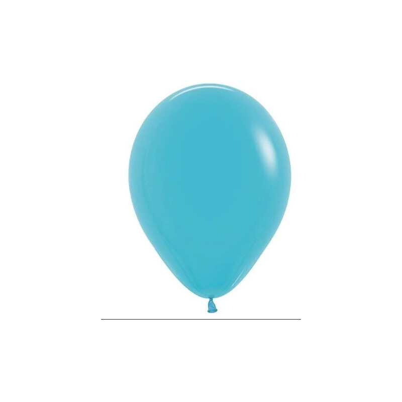5 Balões 12" Fashion Azul Caribe