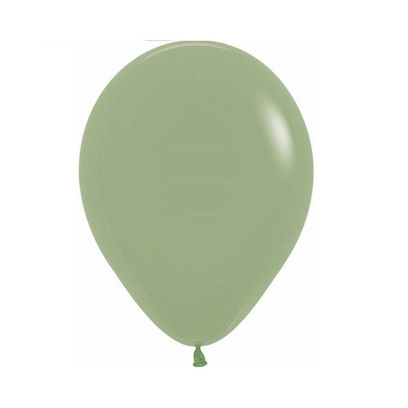 5 Balões Latex sempertex  12” Fashion Eucalipto