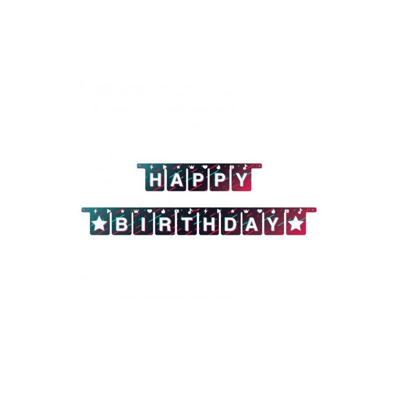 Grinalda Happy Birthday 2,1m Tic Tok