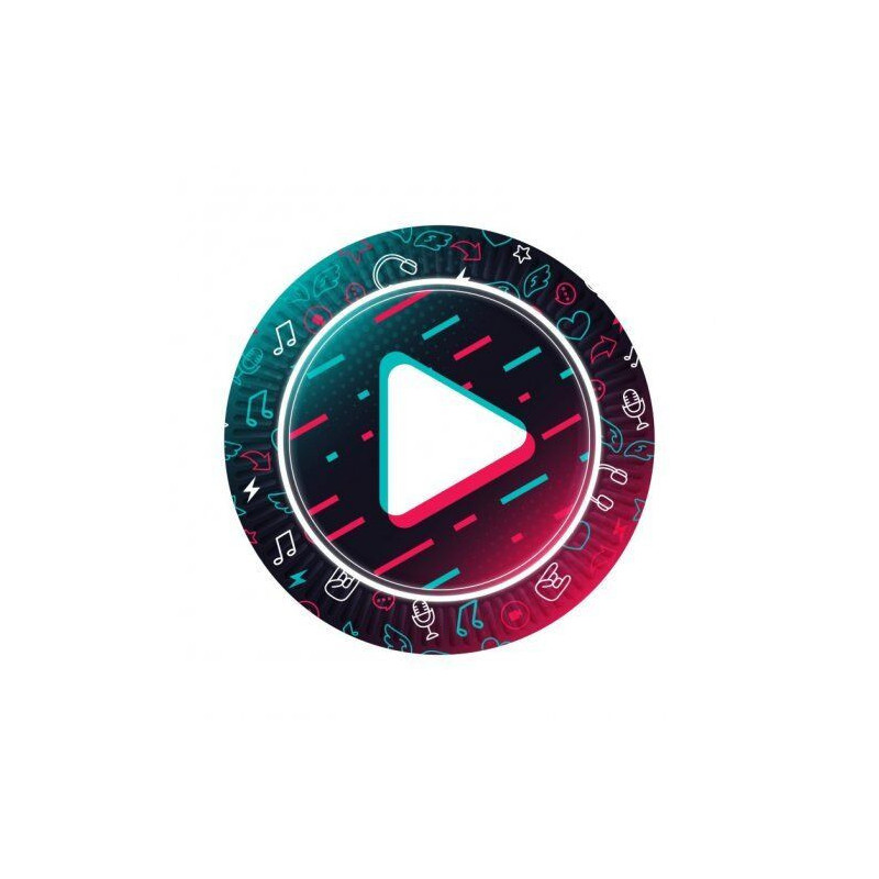 8 PLATOS 23 CM. TIK TOK