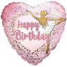 Balão Foil 18 Happy Birthday Bailarina